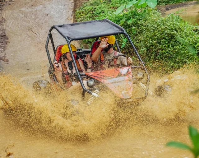 Full power. Full speed. Full mud. The UTV Jungle Buggy delivers Bali’s wildest off-road experience—pure power, deep mud, and endless laughter. This is the kind of madness that makes memories.