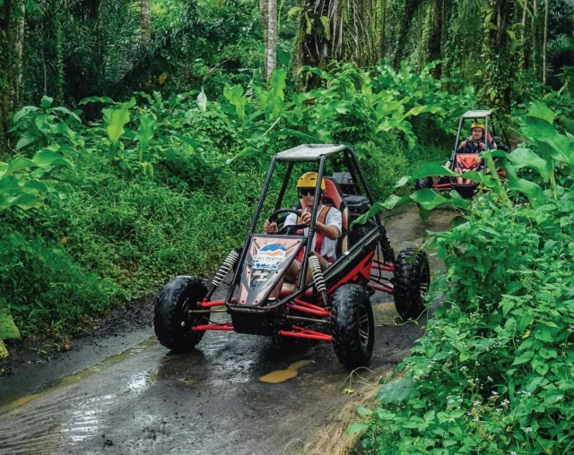 Deep mud. Wild splashes. Pure adrenaline. The UTV Jungle Buggy on Pertiwi Adventure’s exclusive private track is built for real off-road lovers. One ride and you’ll want more.