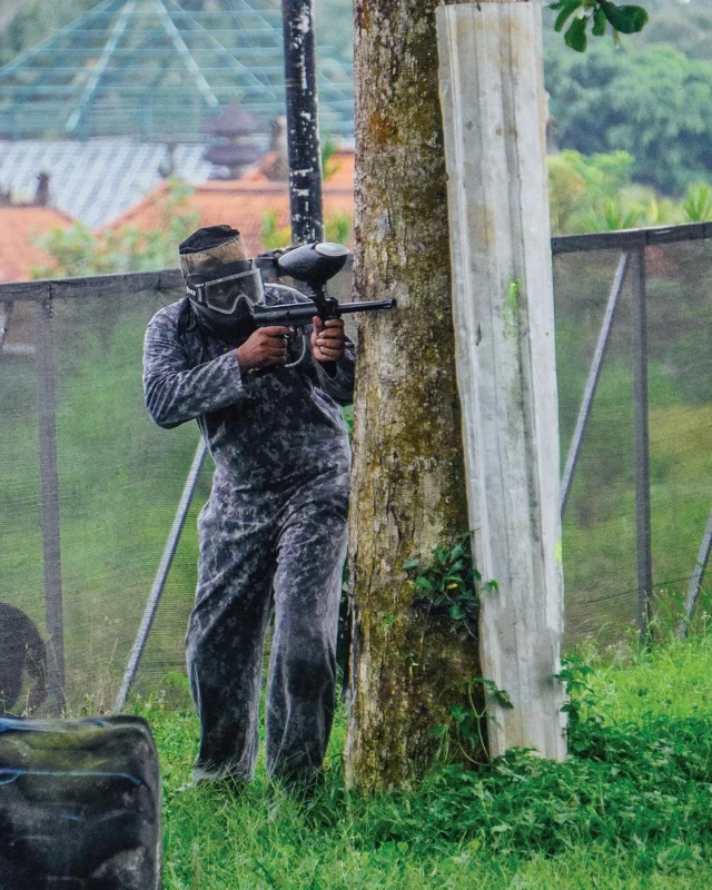 Stay alert. Stay sharp. Take control. In the paintball arena, it’s all about focus, teamwork, and dominating the game. Are you ready to own the battlefield?