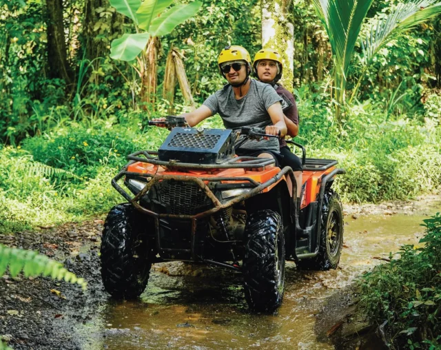Wet track. Private route. Real adventure. Our ATV adventure runs on an exclusive private track—slick surfaces, jungle air, and nonstop excitement. This is how off-road should feel.