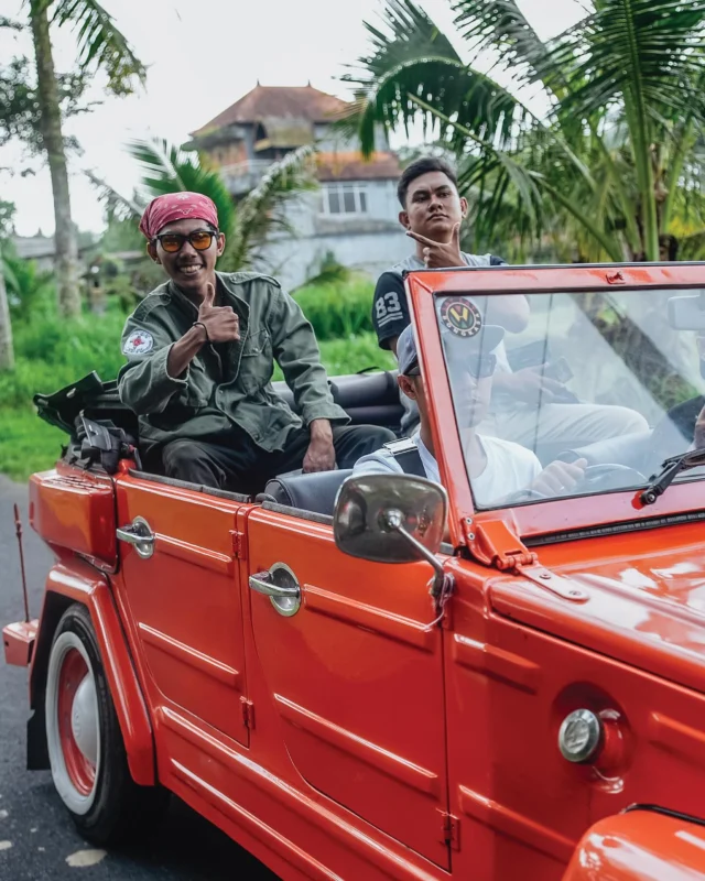 Classic wheels, timeless vibes. Our VW Journey lets you explore Bali at a slower pace—scenic views, fresh air, and pure island charm. Sometimes, the best adventure is simply enjoying the ride.