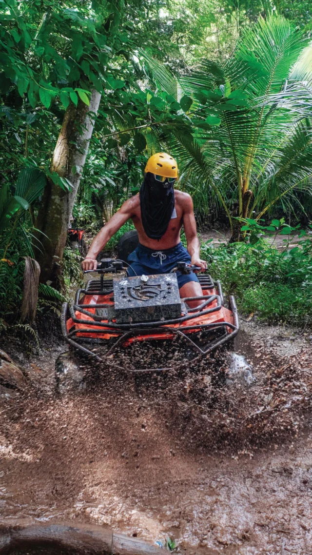 Ride Through the Elephant Tunnel New tracks. New highlights. Bigger fun. Our updated ATV Quad Bike adventure now features: • A jungle bridge • Jurassic Jungle Track • A fun elephant-mouth tunnel • A wider, smoother donut track made for extra spins and bigger smiles Designed to be more challenging yet friendly for all guests and of course, all on our exclusive private track.