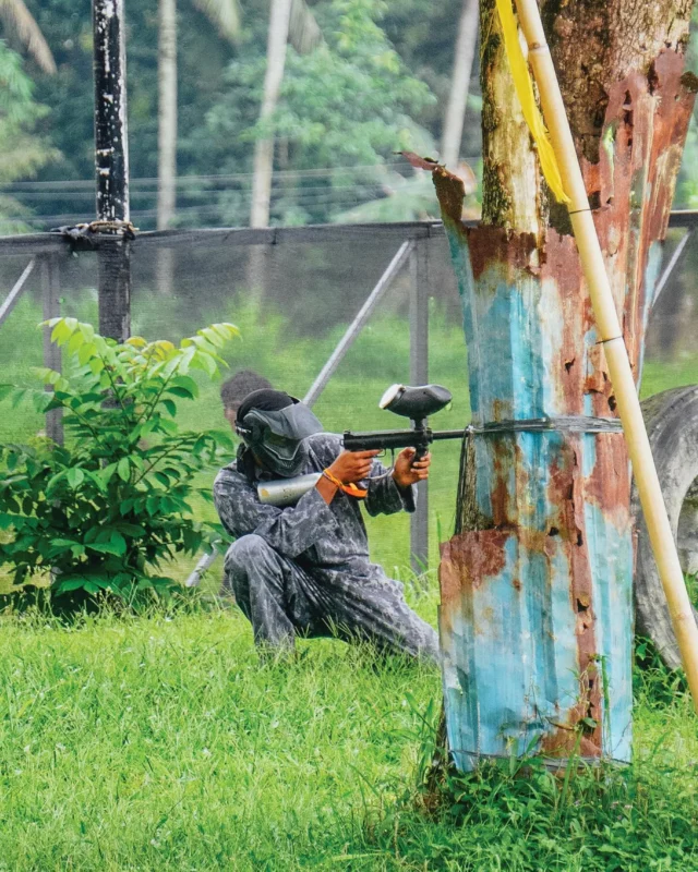 Gear up, take aim, and jump into the action. The paintball game at Pertiwi Adventure is where strategy meets adrenaline and teamwork decides the winner. Are you ready to play?