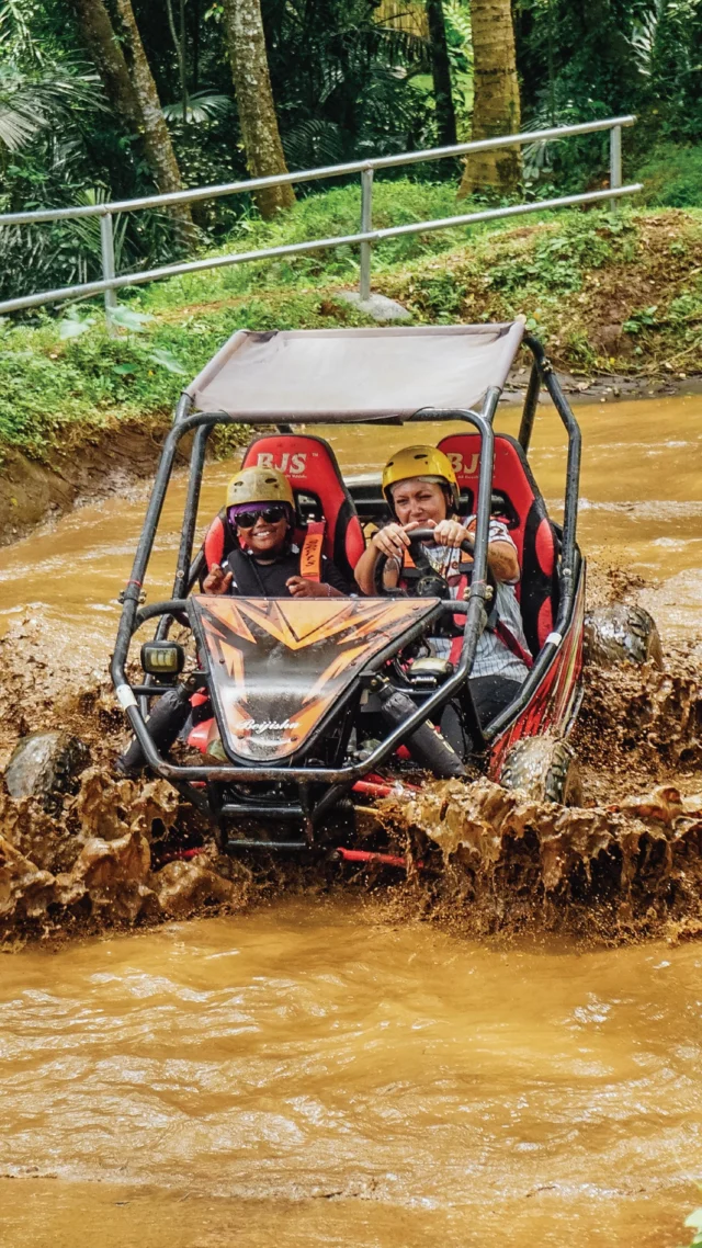 Things got muddy real fast Splashing through wet tracks laughing with your crew and enjoying every second of the ride. Our UTV Jungle Buggy private track is all about fun, not just speed. More mud. More laughs. More memories. Better with friends, always. Who would you bring for this ride?