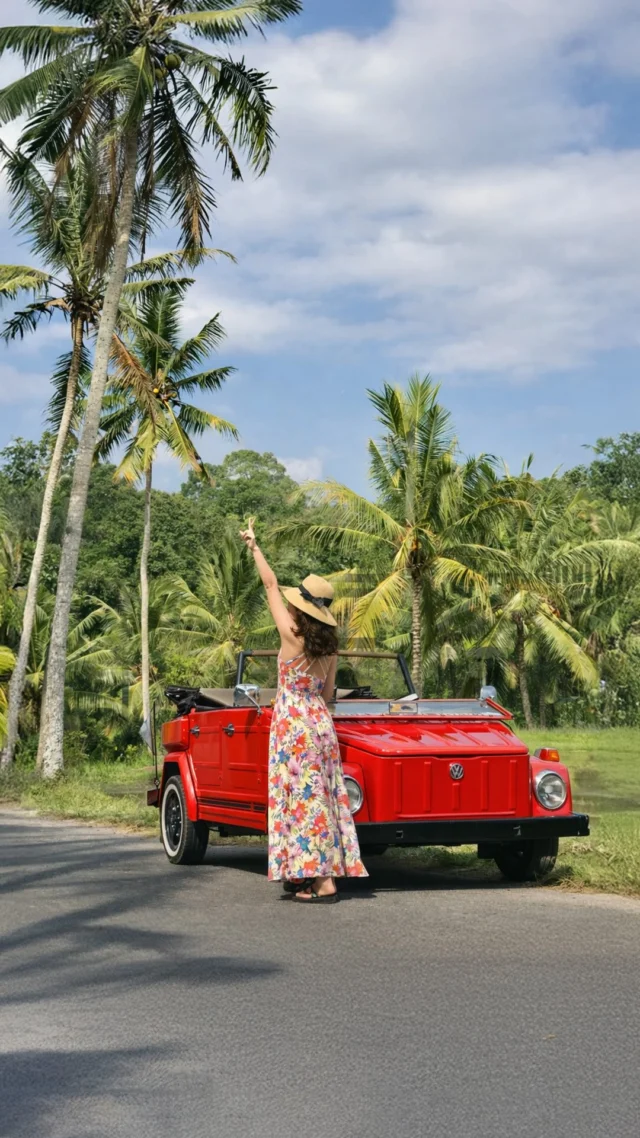 This is the Bali you came for Vintage VW ride through rice fields traditional villages and iconic spots like Taman Ayun. No rush. Just good views, fresh air, and great company Perfect for couples, families, or friends. Ready to explore Bali in a different way?