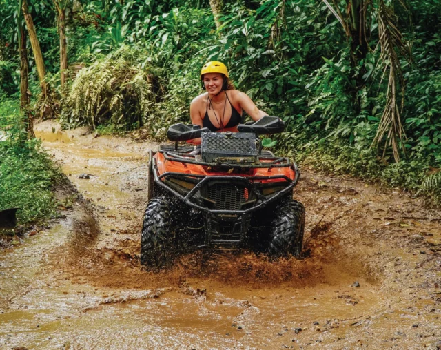 Just you and the track One rider. One ATV. Full control. Riding solo through jungle trails and muddy paths on our private track Longer ride. More freedom. More fun. Some adventures are better your own way Would you try a solo ride?