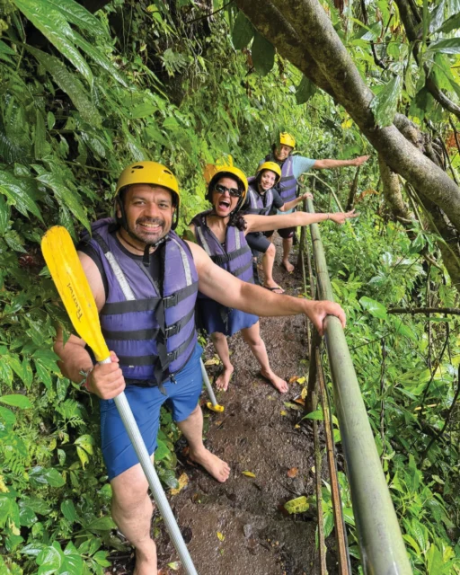 Back to the river Rapids. Splash. Laughter. Floating down the Ayung River with jungle views all around A little adventure. A lot of fun. Some rides are just better together Would you try this?