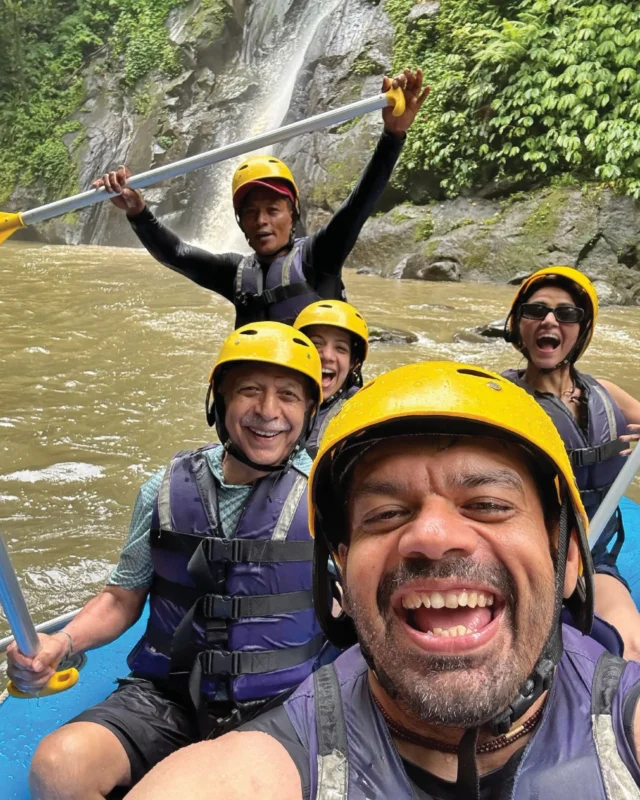 Back to the river Rapids. Splash. Laughter. Floating down the Ayung River with jungle views all around A little adventure. A lot of fun. Some rides are just better together Would you try this?