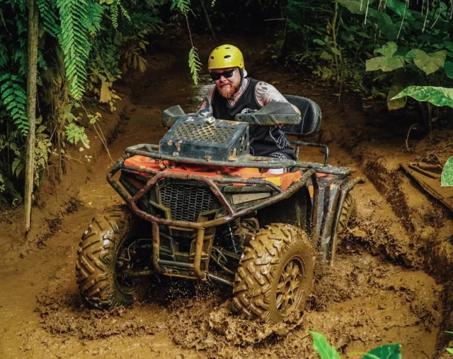 Not all ATV rides are created equal Longer track. More jungle. More adventure. Ride through muddy trails, hidden jungle paths, and our iconic Jurassic Jungle Track No strict slot times. No rushing. Just ride and enjoy the experience at your own pace Solo or tandem — the choice is yours. Ready for one of Bali’s most exciting ATV adventures?