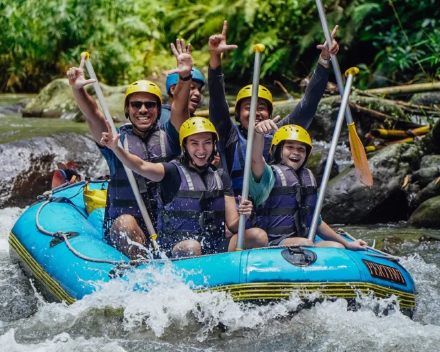 Forget the boring meeting room. This is how teams actually bond. Team building. Paintball. Rafting. ATV. All in one day — all in one place. No long presentations. No awkward office games. Just mud, laughter, teamwork, and memories that actually stick. From strategy in the paintball arena to paddling together on the river and riding through Bali’s private ATV track This is team building, Pertiwi style. Planning your next company outing?