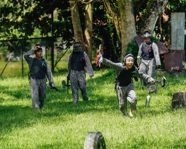 Forget the boring meeting room. This is how teams actually bond. Team building. Paintball. Rafting. ATV. All in one day — all in one place. No long presentations. No awkward office games. Just mud, laughter, teamwork, and memories that actually stick. From strategy in the paintball arena to paddling together on the river and riding through Bali’s private ATV track This is team building, Pertiwi style. Planning your next company outing?