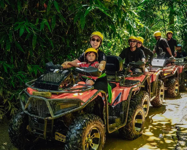 Forget the boring meeting room. This is how teams actually bond. Team building. Paintball. Rafting. ATV. All in one day — all in one place. No long presentations. No awkward office games. Just mud, laughter, teamwork, and memories that actually stick. From strategy in the paintball arena to paddling together on the river and riding through Bali’s private ATV track This is team building, Pertiwi style. Planning your next company outing?