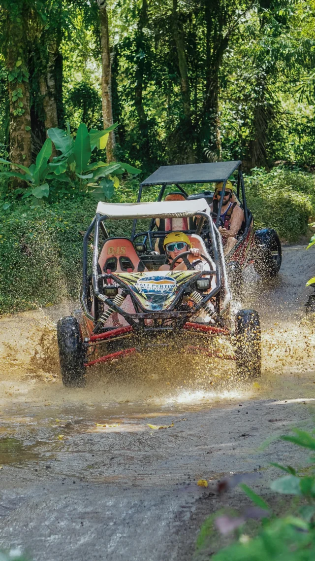 Not all buggy rides feel like this Private track. Longer route. More mud. More jungle. Our UTV Jungle Buggy is built for that fun off-road feeling — twisting through jungle tracks and splashing through muddy trails No strict slot time. No shared ordinary route. Just an exclusive ride made for adventure This might be one of the most fun buggy rides in Bali. Ready to try it? Get instant quote and exclusive direct online offer on our website.