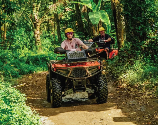 Mud was never this much fun. Longer track. Private route. More jungle. More adventure. Ride through muddy trails, explore the Jurassic Jungle Track, and discover why this is one of Bali’s most exciting ATV experiences. Solo or tandem — either way, you’re in for an unforgettable ride Get instant quote and exclusive direct online offer on our website.