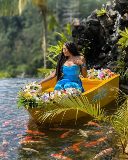 Three spots. Three different moods. Bloom Ring Swing for the pose Koi Pond Boat for a little magic Love Seat for the moment you share together And that’s only a glimpse. Discover over a dozen unique photo spots and swing experiences, surrounded by the peaceful, cool jungle atmosphere of the Ayung River Valley near Ubud. Less crowds. More nature. More beautiful moments. Get your instant quote and exclusive direct online offer on our website.
