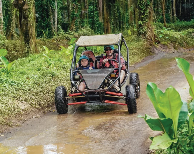 Some adventures are just better together. Ride with your partner. Share it with your little explorer. Then let the muddy fun begin. Our private UTV Jungle Buggy track takes you through wet trails, muddy turns, and tropical jungle — built to be exciting, fun, and friendly to enjoy together. A little mud. A lot of laughs. One Bali memory worth keeping. Get your instant quote and exclusive direct online offer on our website.