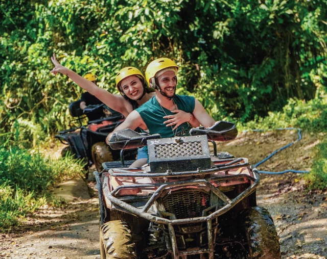 Looking for a fun way to explore Bali? Get ready for muddy trails, jungle tracks, and plenty of laughs along the way. Ride solo for your own adventure or go tandem and share the fun with your partner or family. Our private ATV track offers one of Bali’s longest ATV experiences, so there’s more trail to explore and more memories to make.