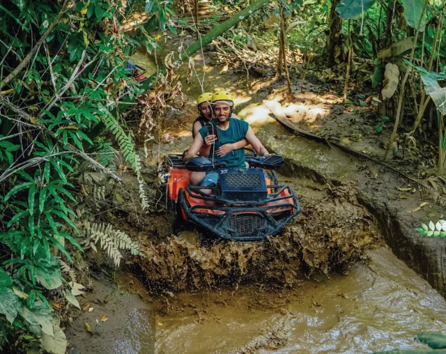 Looking for a fun way to explore Bali? Get ready for muddy trails, jungle tracks, and plenty of laughs along the way. Ride solo for your own adventure or go tandem and share the fun with your partner or family. Our private ATV track offers one of Bali’s longest ATV experiences, so there’s more trail to explore and more memories to make.